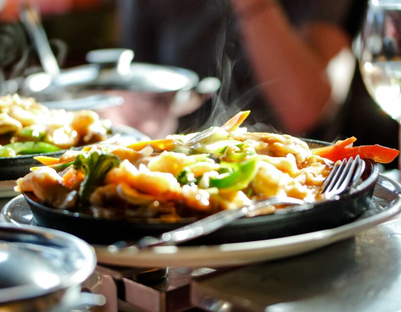 Chinese food restaurant. Spicy food.